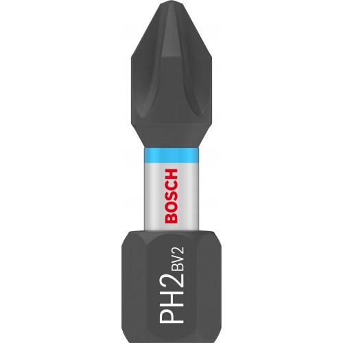 BOSCH Bit PRO Phillips Impact, PH2, 25 mm, na vystavenie, 10 × 25 ks 2607002803