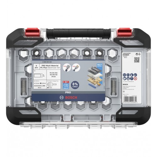 BOSCH Sada dieroviek PRO Multi Material PC Plus, 9 ks 2608594424