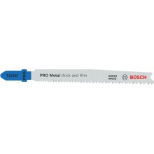 BOSCH List do priamočiarej píly PRO Metal thick and thin T123XF, 100 mm, 2 ks 2608655100