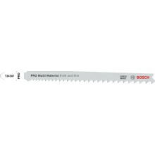 BOSCH List do priamočiarej píly PRO Multi Material thick and thin T345XF, 132 mm, 2 ks