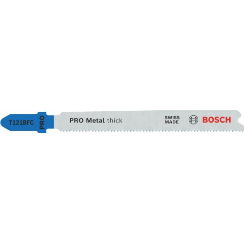 BOSCH List do priamočiarej píly PRO Metal thick T121BFC 92 mm, 100 ks 2608655112