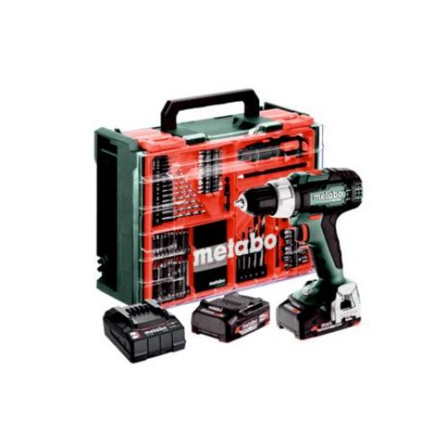 Metabo BS 18 L Set Akumulátorová vŕtačka so skrutkovačom (18V 2x2Ah) 614051710