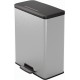 CURVER DECO BIN 65L Odpadkový kôš 48,6 x 31,6 x 61,5 cm strieborný 01128-C70