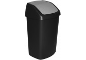 CURVER SWING BIN 50L Odpadkový kôš 40,6 x 34 x 66,8 cm čierny 03987-Y09