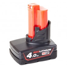 Milwaukee M12 B4 Redlithium Akumulátor 4.0 Ah 4932430065