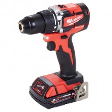 Milwaukee M18 Aku kompaktná príklepová bezuhlíková vŕtačka M18CBLPD-202C