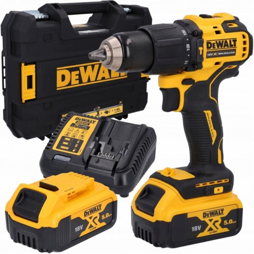 DeWALT DCD709P2T Aku príklepový vŕtací skrutkovač (60Nm/18V2x5,0Ah) Tstak