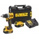 DeWALT DCD805P2T Aku príklepová vŕtačka XR (90Nm/18V/2x5,0Ah) kufor Tstak