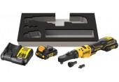 DeWALT DCF500L2G Aku račňa s 1/4''+ 3/8” štvorcovou výmennou hlavou (12V/2x3,0Ah)