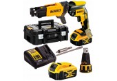 DeWALT DCF620P2K Aku skrutkovač na sadrokartón (2x5,0Ah/18V) +DCF6202 zásobník na skrutky