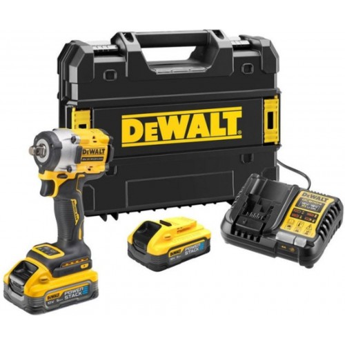 DeWALT DCF921H2T Aku rázový utahovák 1/2" (610Nm/18V/2x5,0Ah PowerStack) kufor Tstak