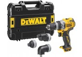 DeWALT DCD703NT Aku vŕtačka s mulifunkčnou hlavou (57 Nm/12V/bez aku) kufor Tstak II