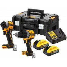 DeWALT DCK2050H2T Combo sada (DCD805+DCF850+DCB115+18V/5,0Ah PowerStack)kufor Tstak