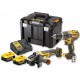 DeWALT DCK2080P2T Kombo sada DCD796 + DCG405 +2x5,0Ah/18V + DCB115 + TSTAK