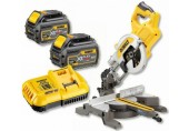 DeWALT DCS777T2 Aku pokosová píla XR FlexVolt (216mm/54V/2x6,0Ah)