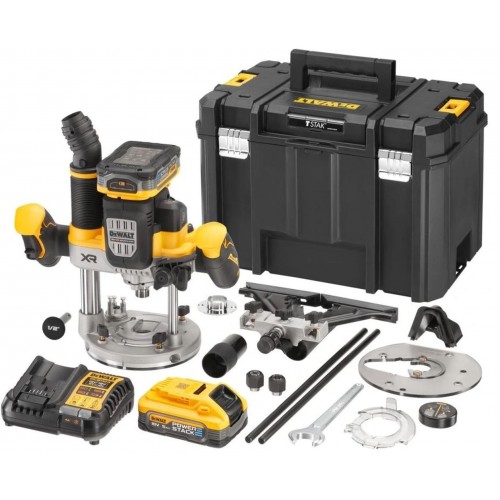 DeWALT DCW620H2 Aku horná frézka (12mm/18V/2x5,0Ah) Tstak