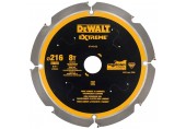 DeWALT DT1473 Rezný kotúč na cementovo-vláknité dosky, 216 x 30 mm, 8 zubov