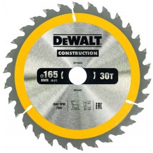 DeWALT DT1935 Pílový kotúč Construction 165 x 20 mm, 30 zubov, ATB 10°