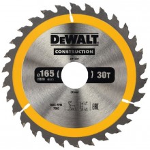 DeWALT DT1937 Pílový kotúč Construction 165 x 30 mm, 30 zubov, ATB 10°