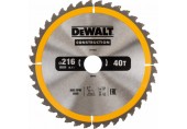 DeWALT DT1953 Pílový kotúč 216 x 30 mm, 40 zubov, ATB 5°