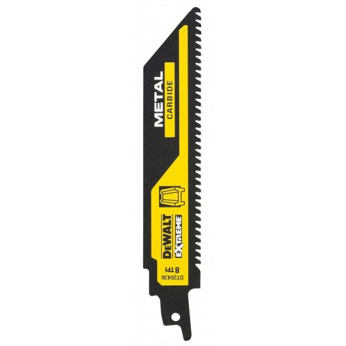 DeWALT DT20436 Pílový plátok na železo karbidový, 152mm, 8TPI, pre mečové píly