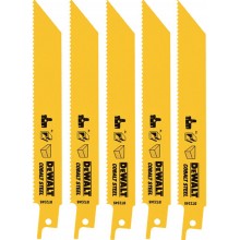 DeWALT DT2345 Bimetalové pílové listy na drevo, hliník, laminát, 152mm 5ks