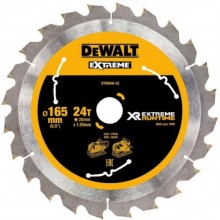 DeWALT DT99560 Pílový kotúč Extreme 165 x 20 mm, 24 zubov, ATB+R 10°