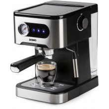 DOMO Espresso kávovar pákový, čierny DO1138K