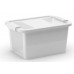 KIS BI BOX S 11L 36,5x26x19cm biely/transparent