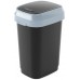 KIS DUAL SWING BIN S 10L odpadkový kôš 19x25x33cm čierny/sivý