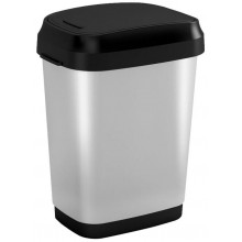 KIS DUAL SWING BIN STYLE M 25L Odpadkový kôš 26 x 37,5 x 48,5 cm steel