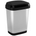 KIS DUAL SWING BIN STYLE M 25L Odpadkový kôš 26 x 37,5 x 48,5 cm steel