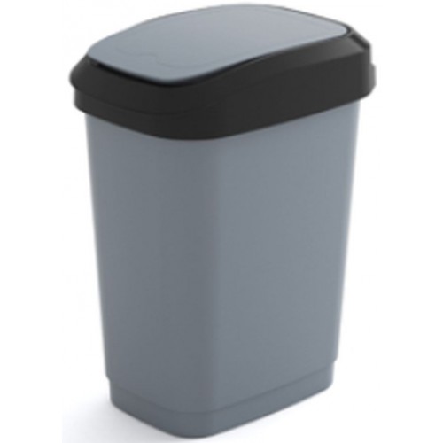 KIS DUAL TOUCH BIN M 25L odpadkový kôš 26x37x47cm sivý