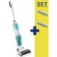 LEIFHEIT Regulus Aqua PowerVac Set Aku vysávač a mop + 2 čistiace valce 11922