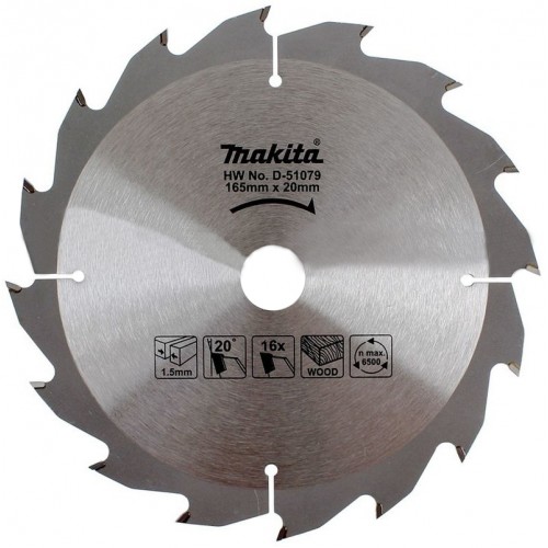 Makita D-51079 pílový kotúč 165x20mm 16Z