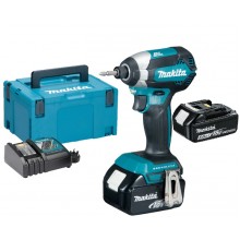 Makita DTD153RTJ Aku rázový uťahovák 1/4"Li -ion (2x5,0Ah/18V/170Nm) Makpac 2