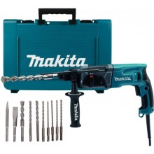 Makita HR2470X16 SDS-Plus Kombinované kladivo s příslušenstvím (780W/2,4J)+D-46361