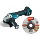 Makita DGA504 Aku uhlová brúska 125mm Li-ion 18V, bez akumulátora + Brúsny kotúč