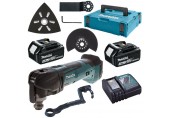 Makita Aku DTM51RFJX1 Aku MultiTool s príslušenstvom Li-ion 18V 2 x 3,0Ah, Makpac