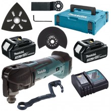 Makita Aku DTM51RFJX1 Aku MultiTool s príslušenstvom Li-ion 18V 2 x 3,0Ah, Makpac