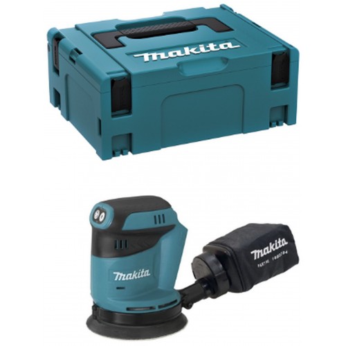 Makita DBO180ZJ Aku excentrická brúska Li-ion (18V/123mm) bez aku, Makpac