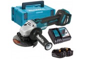 Makita DGA511RFJ Aku uhlová brúska s reguláciou 125mm Li-ion LXT 18V/3,0Ah, Makpac