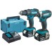 Makita DLX2131TJ Aku sada DHP482 + DTD152 Li-ion LXT 18V, bez aku Z