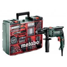 Metabo 600742870 SBE 650 SET Príklepová vŕtačka + mobilní dílna 650 W