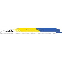 Metabo 631926000 "Demolition wood + m" 5 Pílových listov do šabľovej píly 225 x1,6