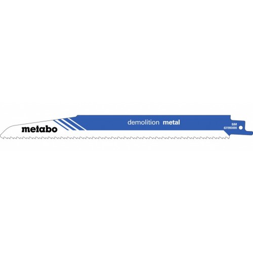 Metabo „Demolition metal" 5 Pílových listov do šabľovej píly 25 x 1,6 mm 631993000