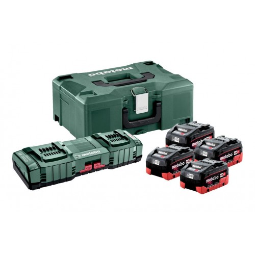 Metabo Základná súprava (4x8,0Ah/18V LiHD) + MetaBOX (685135000)