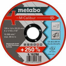 Metabo M-Calibur Rezný kotúč 125 x 1,6 x 22,23 Inox, TF 41 616286000