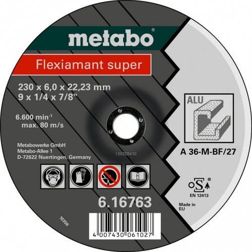 Metabo Flexiamant super Rezný kotúč 125 x 6,0 x 22,23 hliník, SF 27 616749000