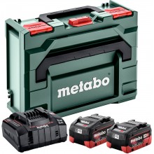 Metabo Základná sada 2x LiHD 10 Ah + ASC 145 + Metabox 685142000